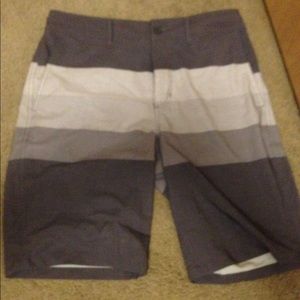 Greyscale swim shorts
